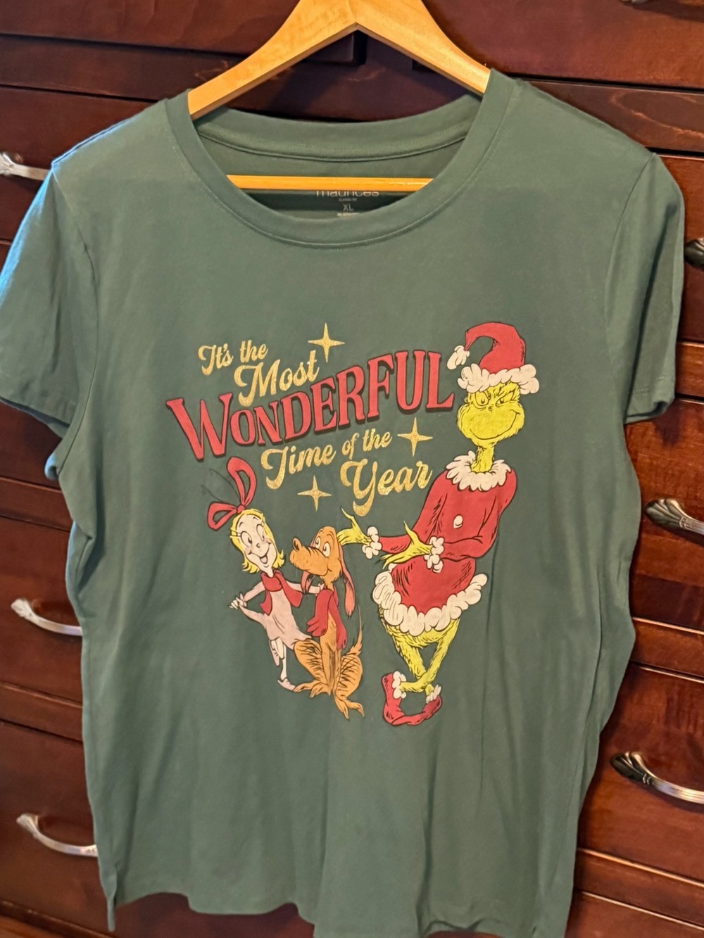 Maurices Green Grinch Graphic Tee